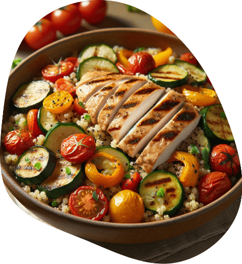 Une délicieuse recette de poulet aux légumes par Marine Vigier Diététicienne Bordeaux Médoc