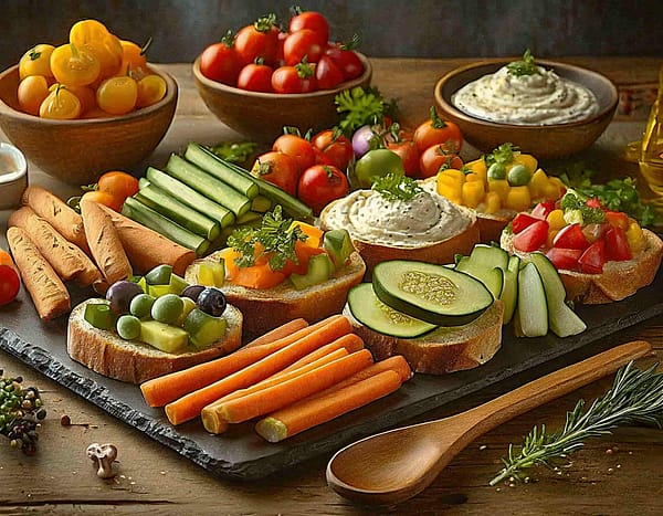 Apéritif-diététique-saint-leger-Marine-Vigier-Dieteticienne L'apéritif est un moment convivial, profitez-en pour déguster de bons légumes croquants, carottes, concombres...