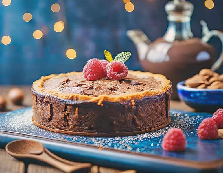 Gâteau-aux-amandes-et-framboises-Marine-Vigier-Dieteticienne Une recette facile de gâteau aux amandes et framboises sans farine